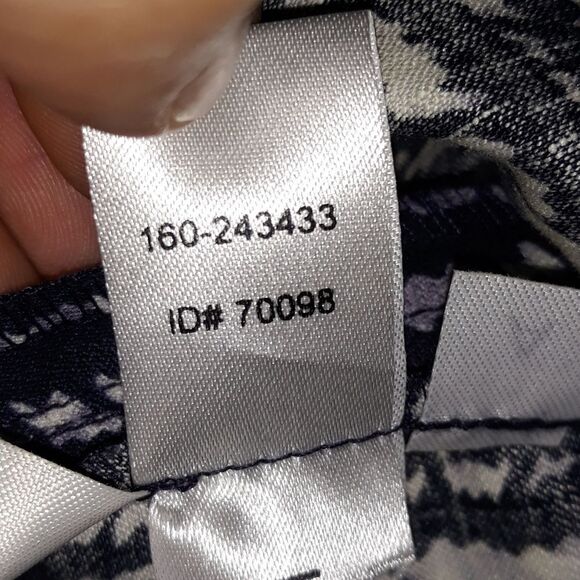 Ann Taylor Loft Linen Mini A-line Skirt Vertical Striped Ribbon Waist Blk Sz 8 - Picture 10 of 12